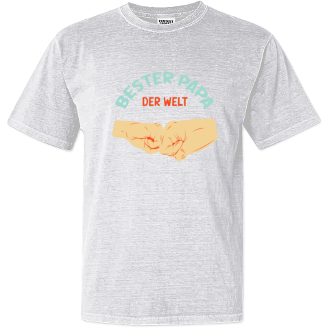 Bester Papa der Welt tee Dyed Heavyweight T-Shirt