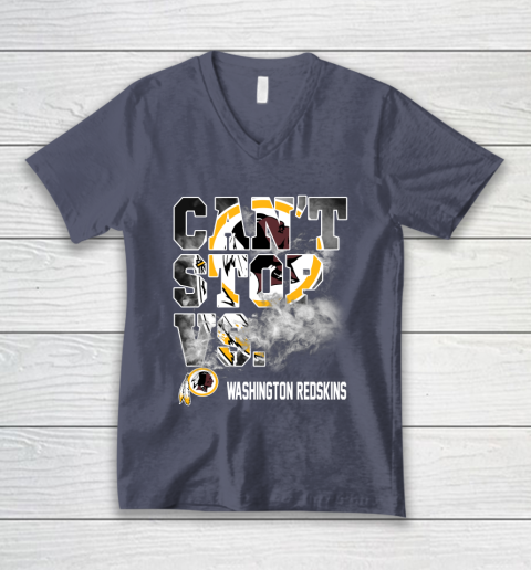 NFL Washington Redskins Can't Stop Vs V-Neck T-Shirt 7