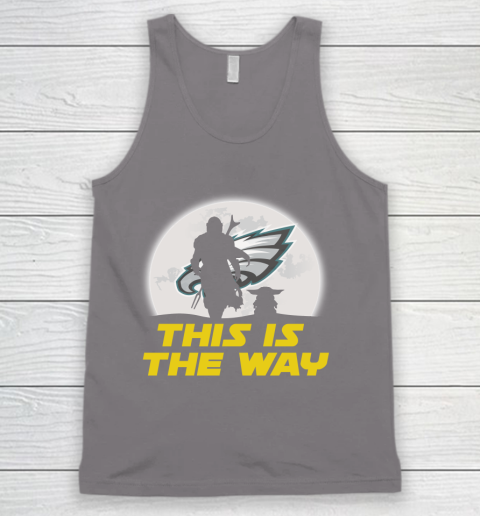 Philadelphia Eagles NFL Football Star Wars Yoda And Mandalorian This Is The Way Tank Top 6