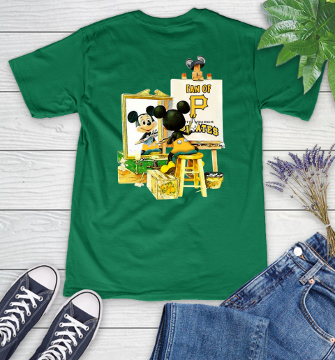 MLB Baseball Pittsburgh Pirates Mickey Drawing Shirt 75