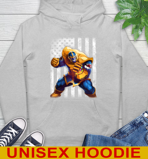 NFL Football Kansas City Chiefs Thanos Marvel American Flag Shirt Hoodie 6