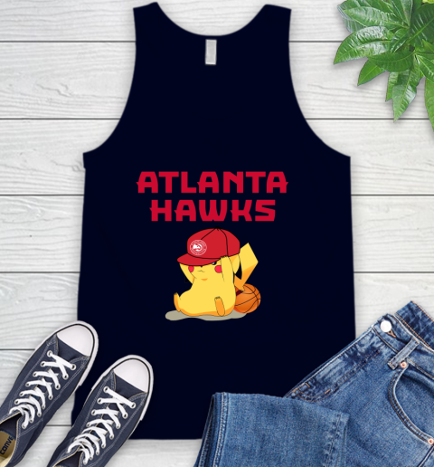 NBA Pikachu Basketball Sports Atlanta Hawks Tank Top 3