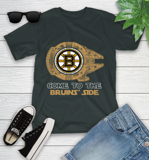 NHL Come To The Boston Bruins Wars Hockey Sports Youth T-Shirt 6