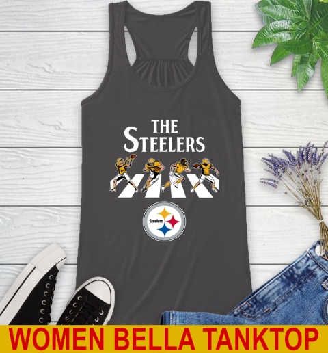 NFL Football Pittsburgh Steelers The Beatles Rock Band Shirt Racerback Tank 10