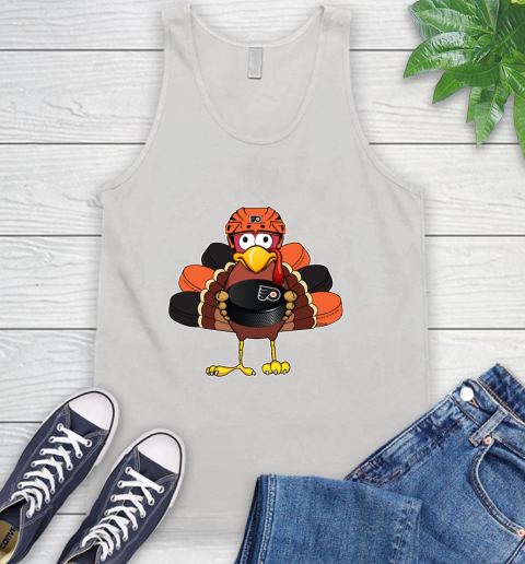 Philadelphia Flyers Turkey Thanksgiving Day Tank Top