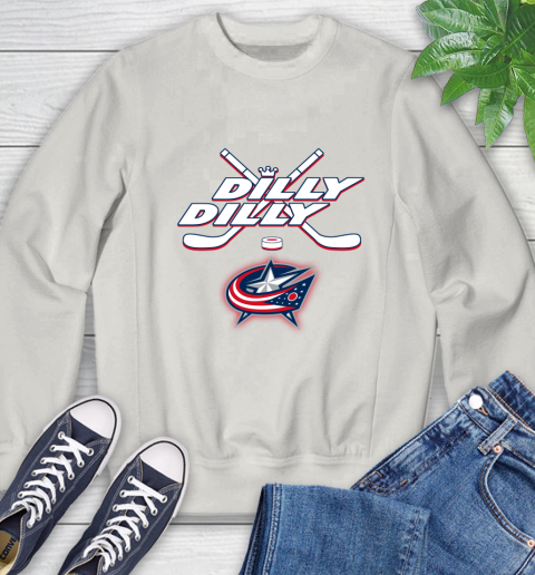 NHL Columbus Blue Jackets Dilly Dilly Hockey Sports Sweatshirt 12