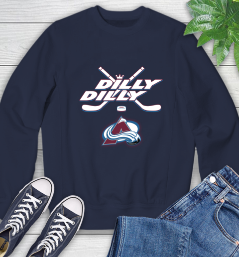 NHL Colorado Avalanche Dilly Dilly Hockey Sports Sweatshirt 3