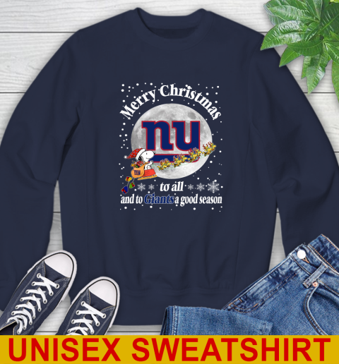 New York Giants Merry Christmas To All And To Giants A Good Season NFL Football Sports Sweatshirt 2