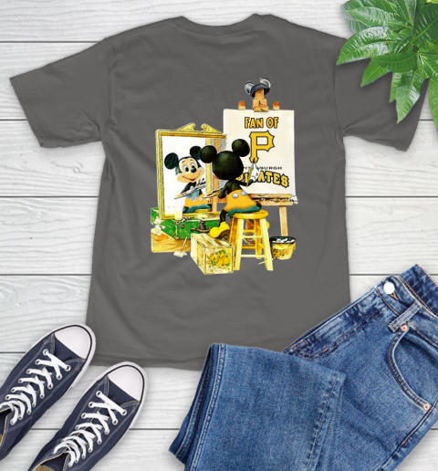 MLB Baseball Pittsburgh Pirates Mickey Drawing Shirt 11