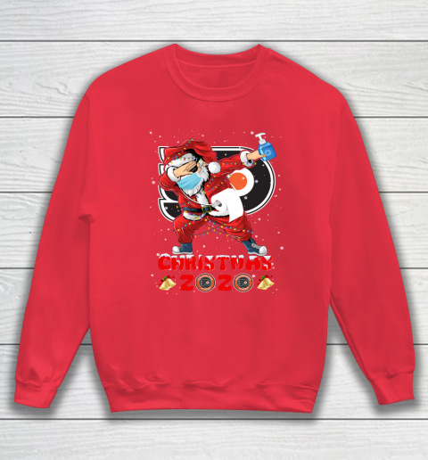 Philadelphia Flyers Funny Santa Claus Dabbing Christmas 2020 NHL Sweatshirt 7