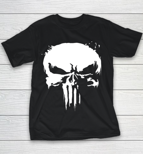 The Punisher Jon Bernthal Frank Castle Punisher Black Essential Youth T-Shirt