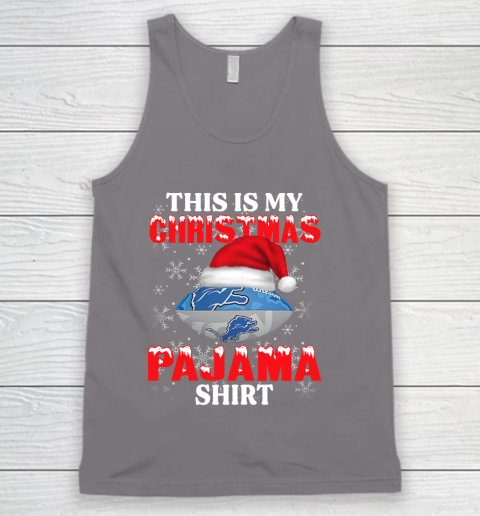 Detroit Lions This Is My Christmas Pajama Shirt NFL Tank Top 6