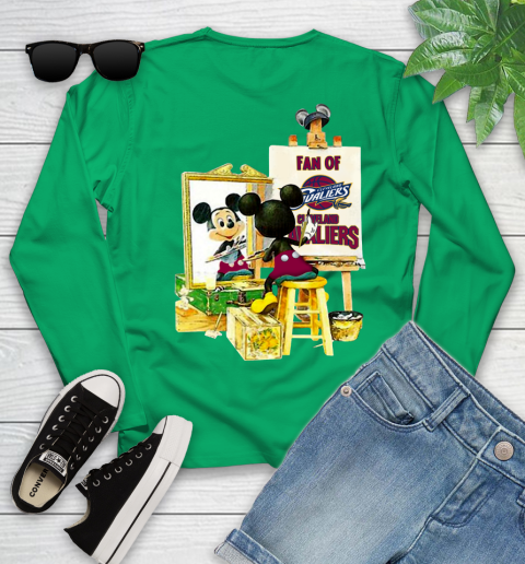 NBA Basketball Cleveland Cavaliers Mickey Drawing Shirt 118