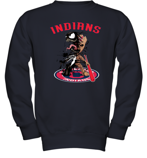 MLB Cleveland Indians Groot Guardians Of The Galaxy Baseball Youth Long  Sleeve