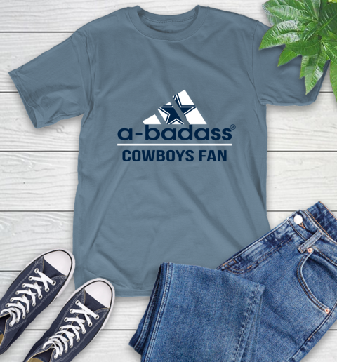 Dallas Cowboys NFL Football A Badass Adidas Adoring Fan Sports T-Shirt 8