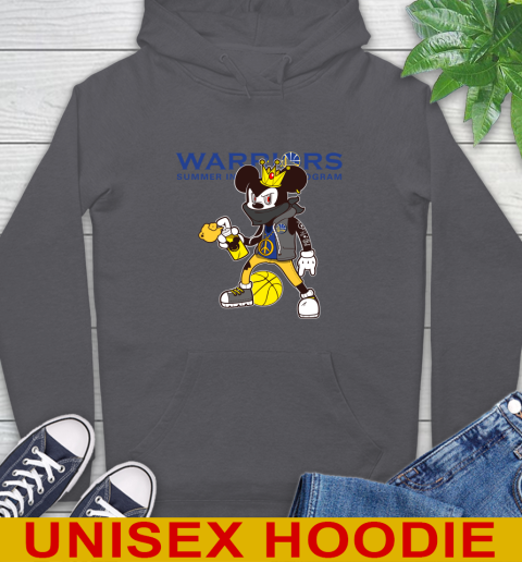 Golden State Warriors NBA Basketball Mickey Peace Sign Sports Hoodie 7