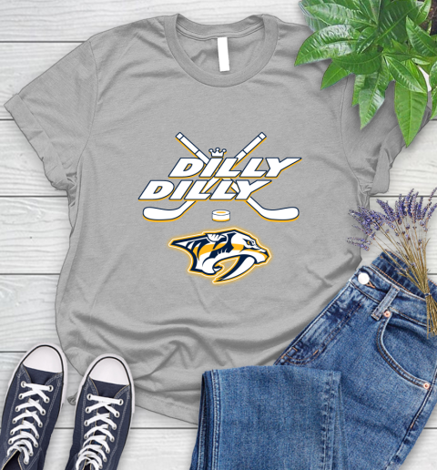 NHL Nashville Predators Dilly Dilly Hockey Sports Women's T-Shirt 5