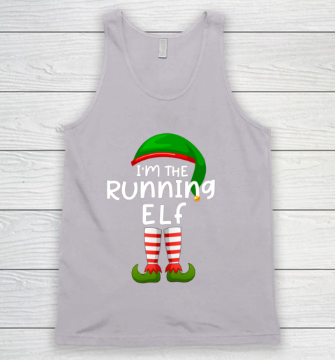 I m The Running Elf Funny Elf Family Matching Christmas Tank Top 3