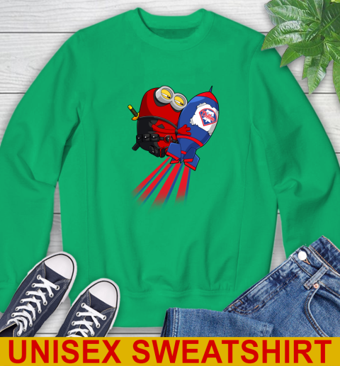 MLB Baseball Philadelphia Phillies Deadpool Minion Marvel Shirt Sweatshirt 8