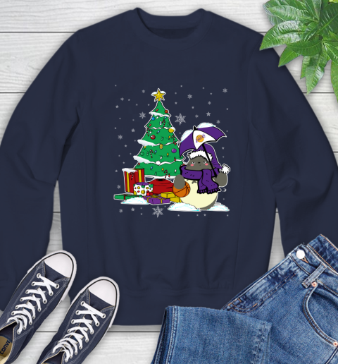 Los Angeles Lakers NBA Basketball Cute Tonari No Totoro Christmas Sports (1) Sweatshirt 2