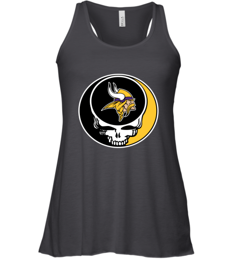 NFL Minnesota Vikings Grateful Dead Rock Band Football Sports Z8BzUXUyv3I flowy tank 32 95 151514 front black
