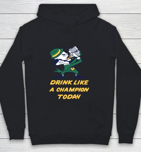 Beer Lover Funny Shirt Drink Like A Champion Today Youth Hoodie