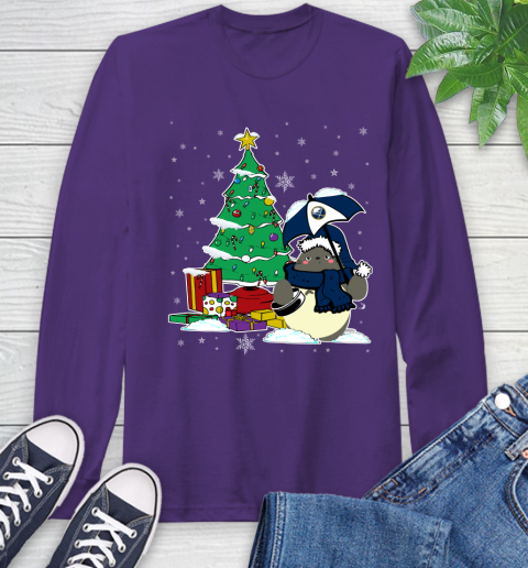Buffalo Sabres NHL Hockey Cute Tonari No Totoro Christmas Sports Long Sleeve T-Shirt 5
