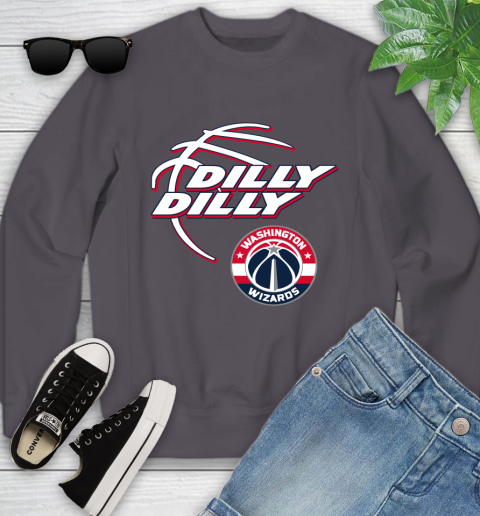 NBA Washington Wizards Dilly Dilly Basketball Sports Youth Sweatshirt 6