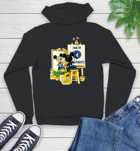 NBA Basketball Minnesota Timberwolves Mickey Drawing Shirt 123