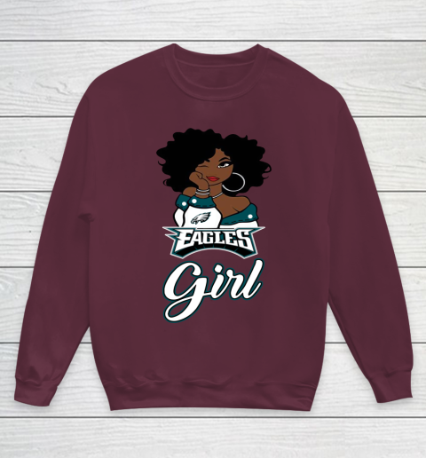 Philadelphia Eagles Girl NFL Youth Sweatshirt 5