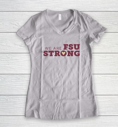 We Are FSU Strong FSU Shooting Women's V-Neck T-Shirt