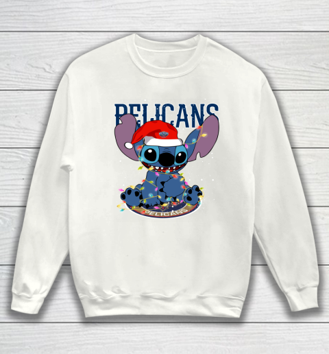New Orleans Pelicans NBA noel stitch Basketball Christmas Sweatshirt