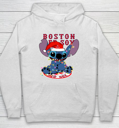 Boston Red Sox MLB noel stitch Baseball Christmas Hoodie