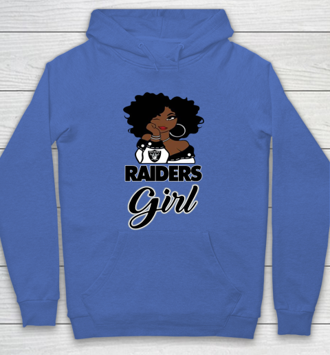 Oakland Raiders Girl NFL Hoodie 9