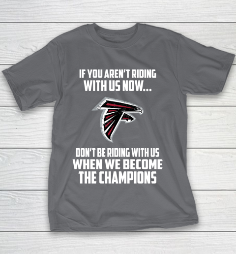 NFL Atlanta Falcons Football We Become The Champions Youth T-Shirt 5