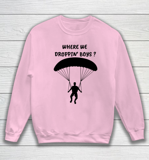 Fortnite Tshirt Where we droppin Boys Sweatshirt 5