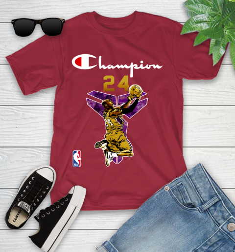 Kobe Bryant Champion Black Mamba 24 Shirt 105