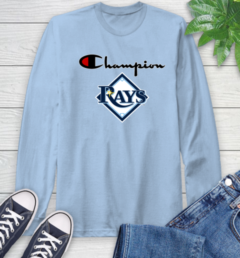 MLB Baseball Tampa Bay Rays Champion Shirt Long Sleeve T-Shirt 6