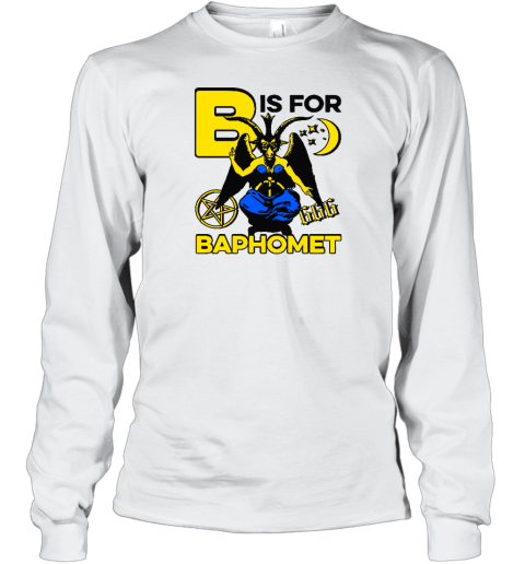 Goodshirts Store B Is For Baphomet Long Sleeve T