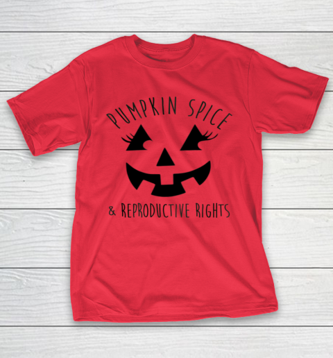 Pumpkin Spice and Reproductive Rights Feminist JackoLantern T-Shirt 12