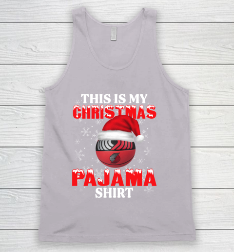 Portland Trail Blazers This Is My Christmas Pajama Shirt NBA Tank Top 3