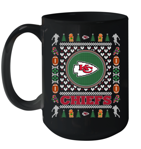 Kansas City Chiefs Merry Christmas NFL Football Loyal Fan Ceramic Mug 15oz