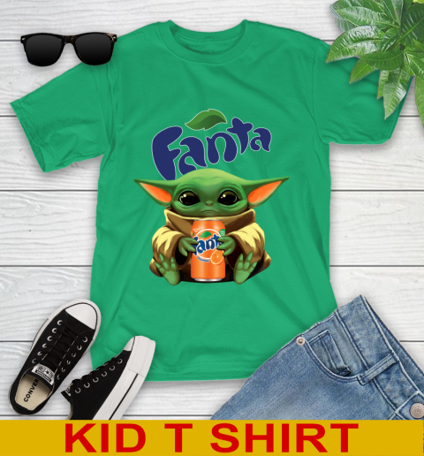 Star Wars Baby Yoda Hugs Fanta Soft Drink Shirt 106