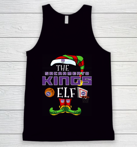 Sacramento Kings Christmas ELF Funny NBA Tank Top