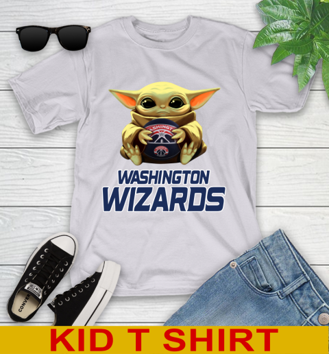 NBA Basketball Washington Wizards Star Wars Baby Yoda Shirt 105