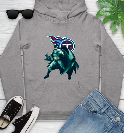 NFL Batman Football Sports Tennessee Titans Youth Hoodie 6