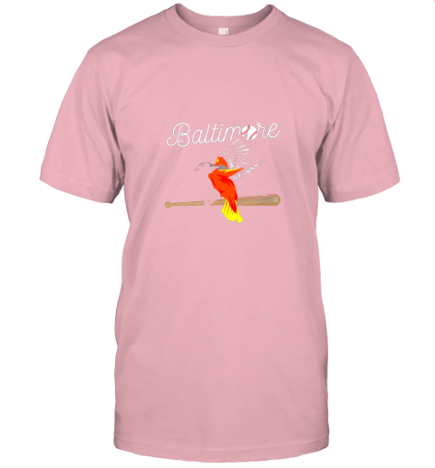 s3po baltimore oriole baseball shirt original bird design jersey t shirt 60 front pink