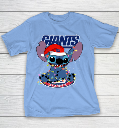 New York Giants NFL Football noel stitch Christmas Youth T-Shirt 7