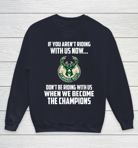 NBA Milwaukee Bucks Basketball We Become The Champions Youth Sweatshirt 2