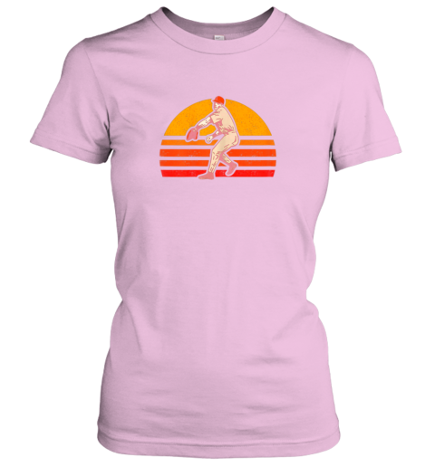 8hyp retro vintage baseball pitcher gift baseball lover ladies t shirt 20 front light pink